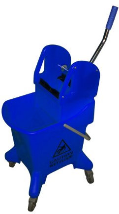 Professional 25 Litre Kentucky Mop Mopping System with Wringer in Blue