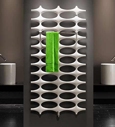 Grzejnik łazienkowy Kermi Grzejnik dekoracyjny Ideos-V wys. 1133x35x508mm QN383. biały