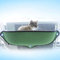 CVERY Cat Window Bed, Green, EVA Material, Suction Cups, Small & Medium Cats