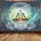 Großer Chakra-Wandteppich, 7 Chakren, Yoga, Meditation, Zen-Dekor, Wandbehang für Schlafzimmer, Hippie-Lotus, spirituelle Wandteppiche, Poster, Stranddecke, Studentenwohnheim, Zuhause (229 x 178 cm)