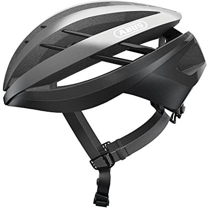 ABUS Rennradhelm Aventor - Fahrradhelm für professionellen Radsport - gute Ventilationseigenschaften - für Damen und Herren - Dunkelgrau, Größe S