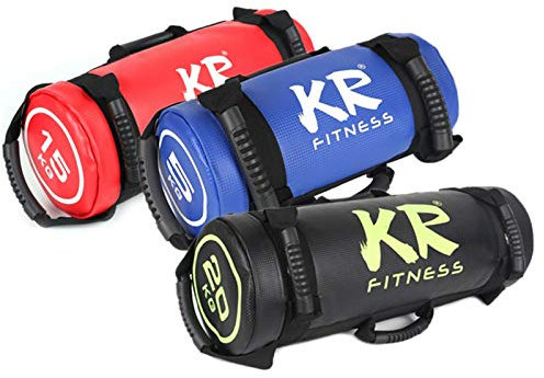 heresell 1 Stück Power Bag Fitness Sandbag 20kg Gewichtssack Sandbag Workout Sandsack Langlebiger Sandsack Krafttraining Sandsack Mit Griff, Für Funktionelles Krafttraining, Zufällige Farbe, Kein Sand