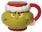 Department 56 6009059 Dr. Seuss Grinch Santa Face Geformte Kaffeetasse, Steinzeug, Mehrfarbig