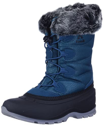 Kamik W Momentum 3 Blau - Komfortabler wasserdichter Damen Winterstiefel, Größe EU 36 - Farbe Teal