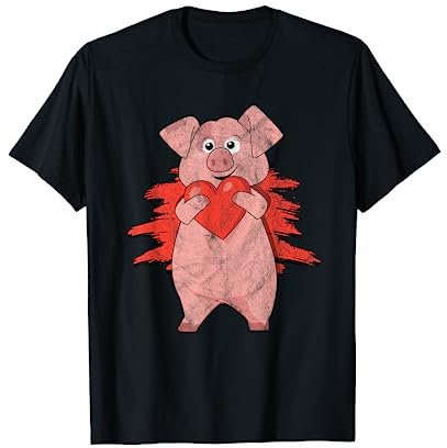 Pig Gifts For Women Herren Piggy Hog Boar Piglet Swine T-Shirt