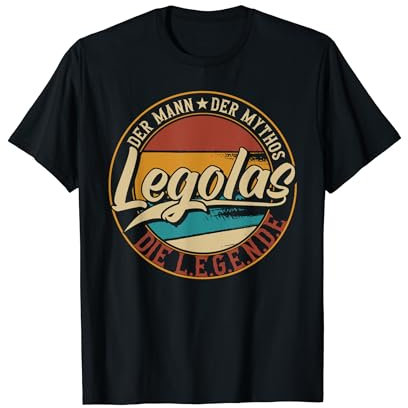 Legolas Der Mann der Mythos die Legende Vornamen T-Shirt