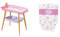 BABY born 829998 Wickeltisch rosa mit Holz-Optik und abnehmbaren Tuch-Halter & BABY Born 826508 Windeln für 43cm Puppe - Einfach für Kleine Hände, ab 3 Jahren - Inklusive 5 Windeln