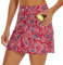 M MOTEEPI Tennisrock Damen 16'' Skort Damen Rock Mit Hose Drunter Skirt Mit 4 Taschen Golfrock Sportrock Damen Hohe Taille Sommer Röcke Innerer Kurzer Hose Rosenrot L