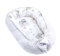 Nestchen Baby - Babynestchen Neugeborene Minky Babynest für Kinderbett Vielseitiges tragbar Nest kuschelnest zubehör für babybett warm Winter coccon Elefant Hellgrau