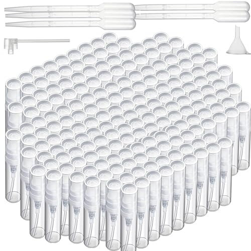 ASelected 107 unidades de 3 ml de perfume, atomizador de perfume, mini botella de espray de niebla fina, transparente, atomizador vacío, frascos para perfume, cuidado personal, líquidos, cosméticos