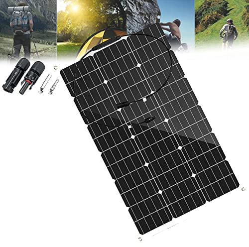 SANFAG Panneau Solaire 400w-800w, Module Solaire Monocristallin Flexible 40a Contrôleur Charge, Kit indépendant du Réseau, Système Solaire Module Photovoltaïque pour Camping en Plein Air,2x400W