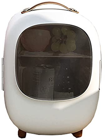 Car Refrigerators,Mini Fridge 6l/8 Cans Warmer For Bedroom And Car, Small Thermoelectric Compact Fridge Portable Dc 12v Low Noise, Refrigerator For Skincare Include Remov