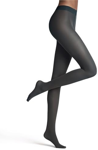 FALKE Damen Strumpfhose Matt Deluxe 30 DEN W Ti transparent einfarbig 1 Stück, Grün Mulberry 7448, S