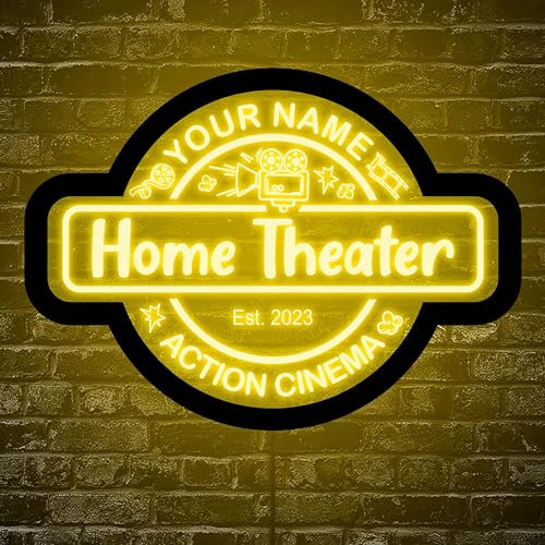 Heimkino Neonschild, Heimkino Schild, Heimkino LED Schild, Heimkino Schild, Theater Neonschild, Heimkino Kunst, Heimkino Dekor