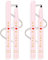 Ninnyi 2PCS Waterproof Microblading Eyebrow Pen 4 Fork Tip Tattoo Pencil, 3D Magic Microblade Brow Pencil