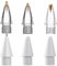 Lot De 6 Embouts Métal Haute Précision pour Apple Pencil 1/2 - Pointe De Rechange Compatible IPad | Résistant À l'usure & Contrôle Sensible