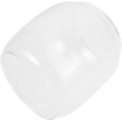 Cabilock Abat-Jour en Verre Transparent pour Lampe à Huile, Remplacement De Globe De Lampe-TempêTe, Design RéTro Vintage, Facile à Installer Et Nettoyer, 10.3 * 7.8 * 7.8cm