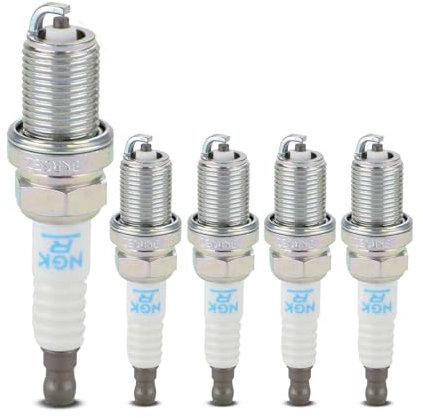 5x 4619 BKR6EZ Zündkerzen Kompatibel mit A4 8E2 8EC 4.2L 2003-2008 A6 4B2 4F2 4.2L 1999-2006 5er E34 E39 E60 X5 E53 W124 S210 R129 P.a.s.s.a.t 3B3 3B6