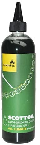 Scottoiler - Scottoil - Huile pour chaîne, lubrification moto, vert… (500ml)