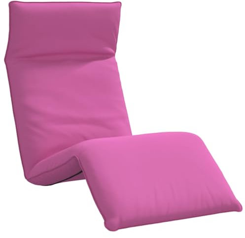vidaXL Sonnenliege Klappbar Rosa 175x54x8,5 cm Oxford-Gewebe, Sonnenbett, Liege, Bodenstuhl, Liegestuhl, Chaiselongue, Bodensessel, Relaxsessel