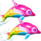 LQTSLFM Aufblasbarer Delphin,Aufblasbares Spielzeug,Aufblasbares Spielzeug Schwimmbad,für Sommer Schwimmbad Hawaii Deko Themenparty