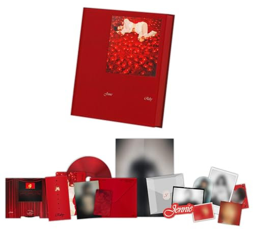 JENNIE - The 1st Studio Album [RUBY] (Photobook - Jane Ver) Photobook + CD + Envelope Ticket + Carousel Card + Postcard + Sticker Pack + Photocard + Mini Poster + 2 Extra Photocards