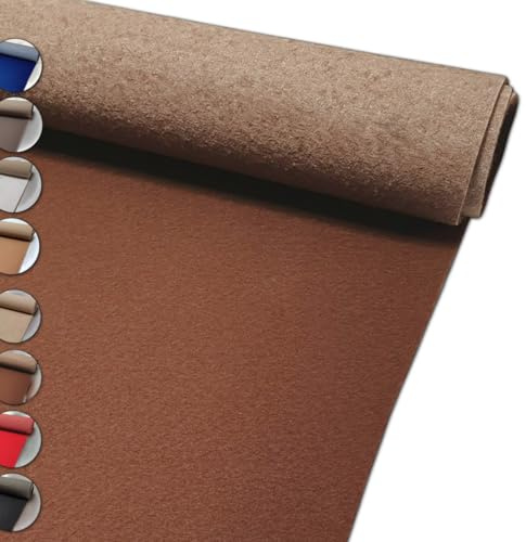 MadeInNature Teppich für Veranstaltungen, wiederverwendbar und robust, Teppichboden für Ausstellungen und Standfuß, wasserdicht, Breite 2 m, Farbe und Länge wählbar (Walnut, Länge 100 cm)