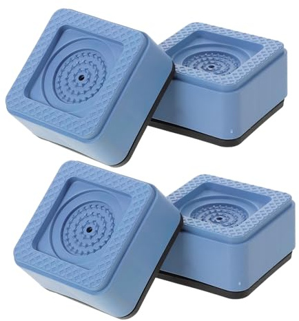 UKCOCO 4pièces Antidérapants pour Machine à Laver Supports Anti-Vibrations Et Antichoc Lot Support Portable pour Lave-Linge