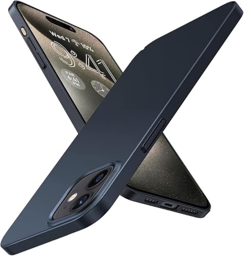FAOMSEBS for iPhone 11 Case, Matte Ultra-Thin Cover Black | Ultra Thin as No Case, Slim Fit, Lightweight Grip, Hard PC Matte Smooth, Raised Edges for Pocket Carry, Commute and Daily Use