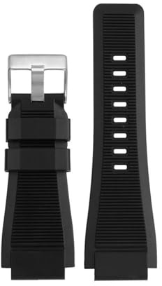HTHRRFE 34 * 24mm Konvexen Ende Italienischen Kalbsleder Uhr Band Kompatibel Mit Bell Serie BR01 BR03 Armband Armband Gürtel Ross gummi Männer