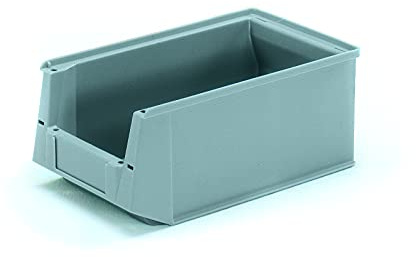 fetra Sichtlagerkasten/1783 350 / 300 x 210 x 145 mm grau 0,6 kg