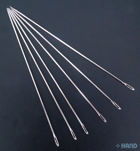 HAND Flower Basket Precisely Pointed Classic Style Sewing Needles, Pack of 25 Pcs, NO.8 (5.6cm/2.2”)