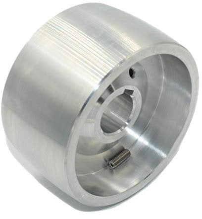 (Drive 100-24) Riemenschleifer-Antriebsrad CNC-bearbeitetes Riemenschleifer-Antriebsrad für Messerschleifer 100 mm Durchmesser - 55 mm breit mit 24 mm Bohrung