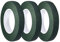 LEBQ Confezione da 3 Verde Nastro per Fiorista Fiocchi Stelo Nastro Fascia Rotolo 1/2 Pollice x 90 Piedi, Verde Scuro
