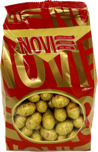 NOVI OVETTI DI CIOCCOLATO IN BUSTA DA 1 KG (125 PZ CIRCA) (Ovetti Nocciolato Gianduja)