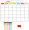 Wochenplaner Abwischbar Magnettafel, ZoneYan Magnetischer Wochenplaner, Magnetisches Whiteboard A3, Kühlschrank-Kalender, Inklusive 8 Farbig Löschbaren Magnetstiften, Wochen/Monatsplan