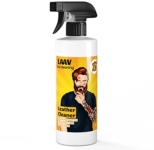 LAAV Lederreiniger Für Ledermöbel Autositze Lederwaren Fleckenentferner 500 ml