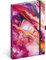 NOTIQUE Notizbuch Liniert mit Gummiband 13x21cm ca. A5, Hardcover Notebook, Notizblock, Notizheft, Journal, Tagebuch für Erwachsene, Damen (Marble)