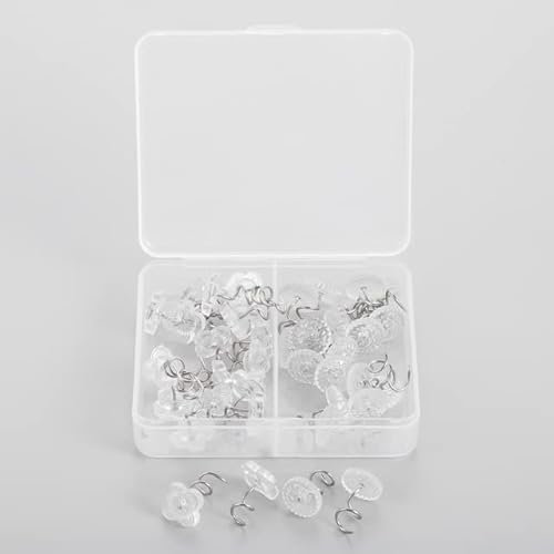 Twist Pins Polster Runde Blumenköpfe Bedskirts Couch Sofa Dachhimmel Reparatur Lose Gardinen Pins Push Slip Cover 50 oder 40 Stück-Rund und Blume 40x