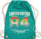 Turnbeutel Rucksack - 40. - Limited Edition 1985 Original I Vierzigster Geburtstag I 40 Geburtstag - Unisize - Türkis - geschenkideen für frauen ab geschenkideen+für+frauen+ab+40 40er 1984 beutel