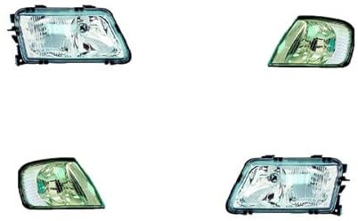 Johns, Scheinwerfer passend für Audi A3 8L 09/96-08/2000 H7 H1 Set Links Rechts Blinker