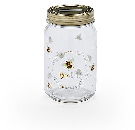 Cooksmart Spardose in britischem Design | Spardose zum Sparen von Bargeld oder Münzen | Sparschwein für Erwachsene und Familie – Hummel