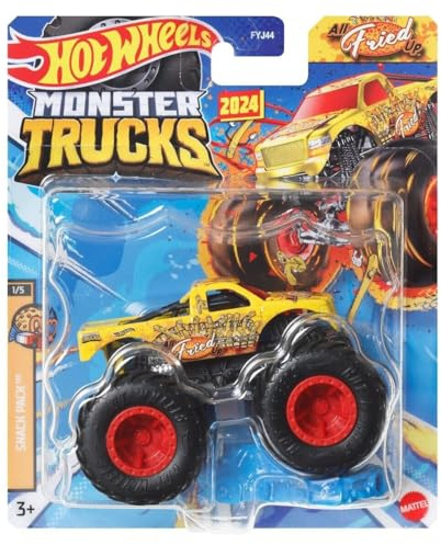 Hot Wheels Monster Trucks 2024 Maßstab 1:64 (All Fried Up 1/5 Snack-Packung)
