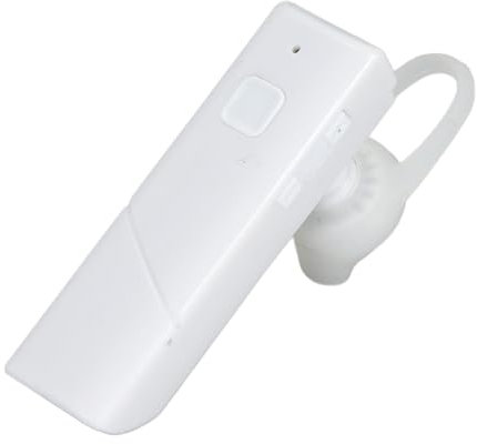 Jectse Sprachübersetzer, 300-mAh-Akku, Lange Akkulaufzeit, 84 Sprachen, Online-Sprachübersetzer, Kopfhörer, Echtzeit für Reisen (White)