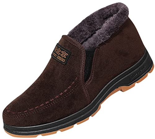 Generico Stivali+Polpaccio+XXL Stivaletti A Punta Donna Stivali da Neve da Uomo Invernali alla con Suola Piatta Suola Spessa Antiscivolo Slip on Tinta Unita Alta Stivali Indianini Estivi (A, 43)