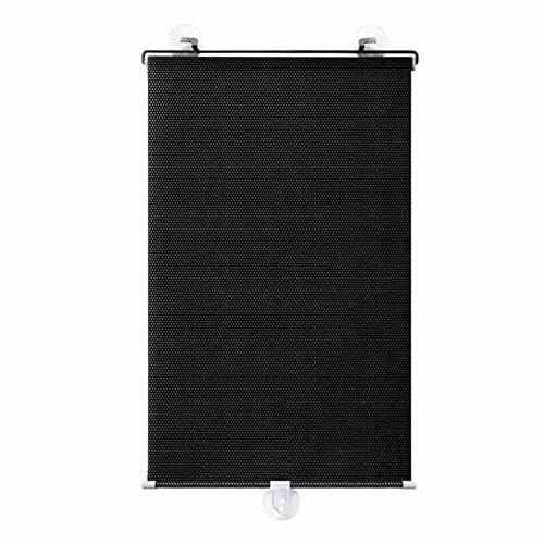 Coche Sun Shade Parasol retráctil automático para Coche, Parasol para Ventana Delantera, Visera Enrollable, Cortinas, Cubierta para Parabrisas Parasol(68x125CM)