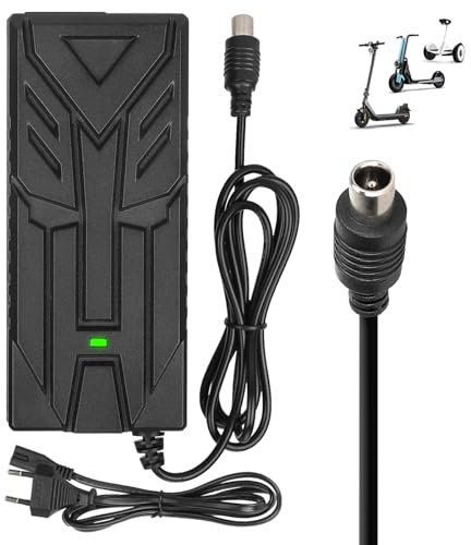 HPGAAVD 42V 2A Caricatore Monopattino Elettrico per Xiaomi M365/Pro/Pro 2/Mi 3/1s,Universale Caricabatterie Scooter Elettrico per Ninebot G30/G30LP/G30D/ES1/ES2/E25/F20/F30/F40, 84W Caricatore rapido
