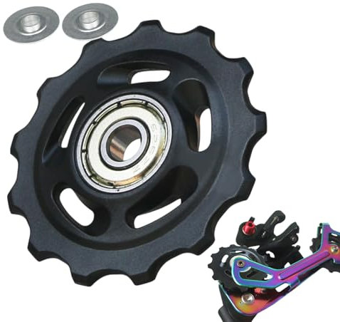 Polea de cambio trasero para ciclismo, polea de rodillo silenciosa para bicicleta, rodamientos sellados, alta resistencia, pieza de repuesto para bicicleta de carretera de montaña