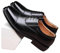 AD-BCrbgen Mocasines Negros for Hombre, Zapatos de Vestir Formales, sin Cordones, Informales, de Cuero, cómodos, Elegantes, for Actividades de Oficina, artesanía Fina(Black Shoes_38)