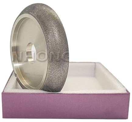 Lame de scie à ruban CBN, meule diamantée tranchante, meule de galvanoplastie, affûtage des lames de scie à ruban for bois(127mm 22.23T B126,ANGLE 10-30_HOLE 32MM)